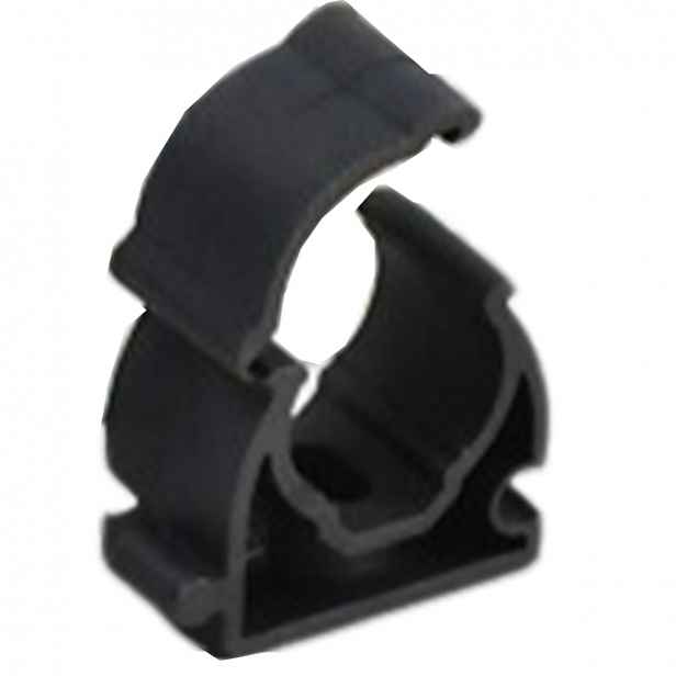 Uz Uv 07.36 Uzamykatelný Uv Odolný Držák Pro Upevnění Trubek 20 mm Černý x80