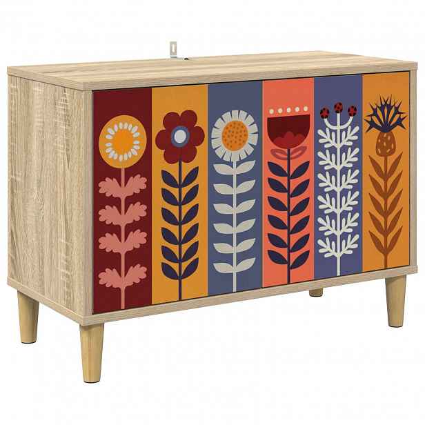 vidaXL Televizní skříň ESSEN 69 x 33 x 50 cm Sonoma Kompozitní dřevo