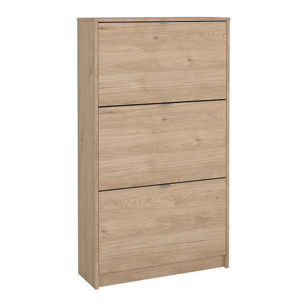 Výklopný botník v dekoru dubu v přírodní barvě 70x124x24 cm Shoes – Tvilum