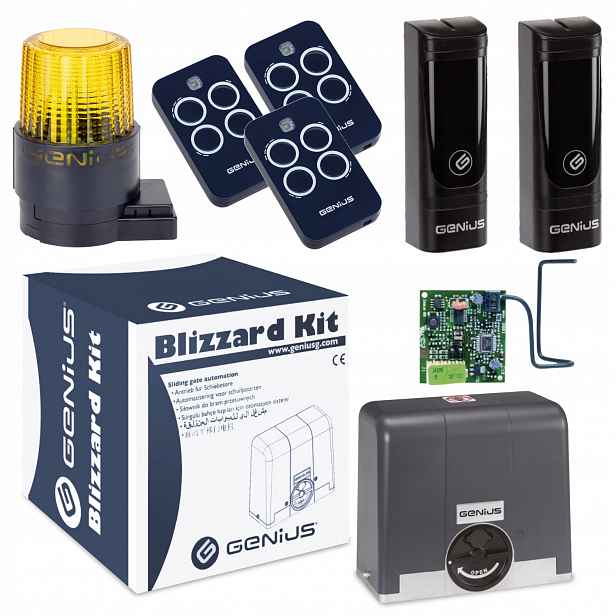 Genius Blizzard 500 Lampa Guard 230V Pilot Echo 3ks Pohon posuvné brány