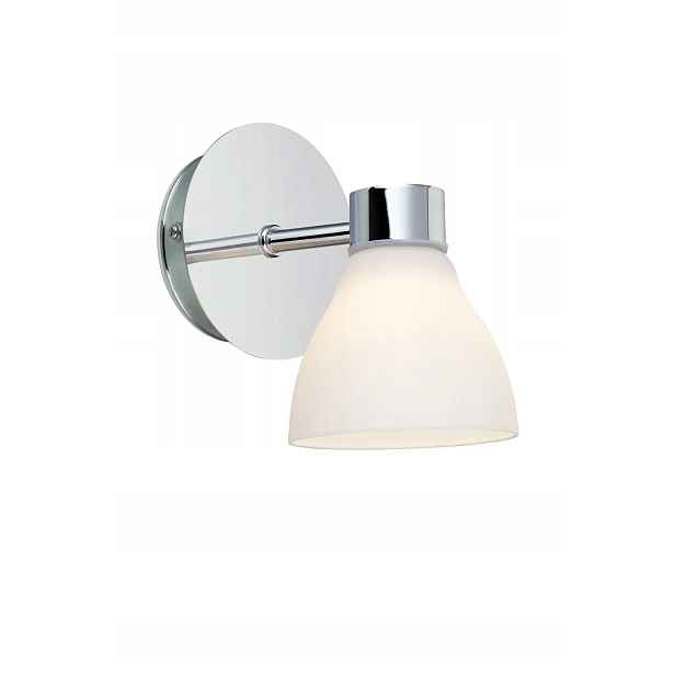 Koupelnové svítidlo nad vedle zrcadla bílé, chrom IP44 106367 Markslojd