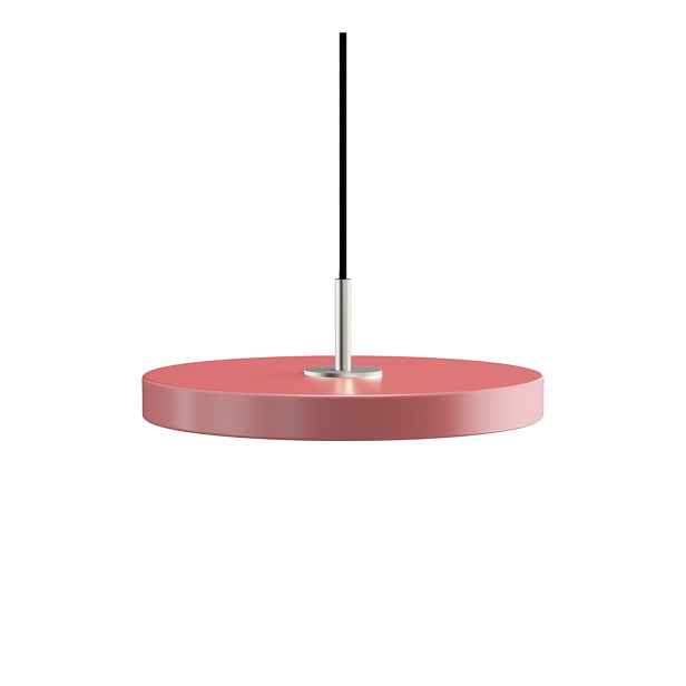 Růžové LED závěsné svítidlo s kovovým stínidlem ø 31 cm Asteria Mini – UMAGE