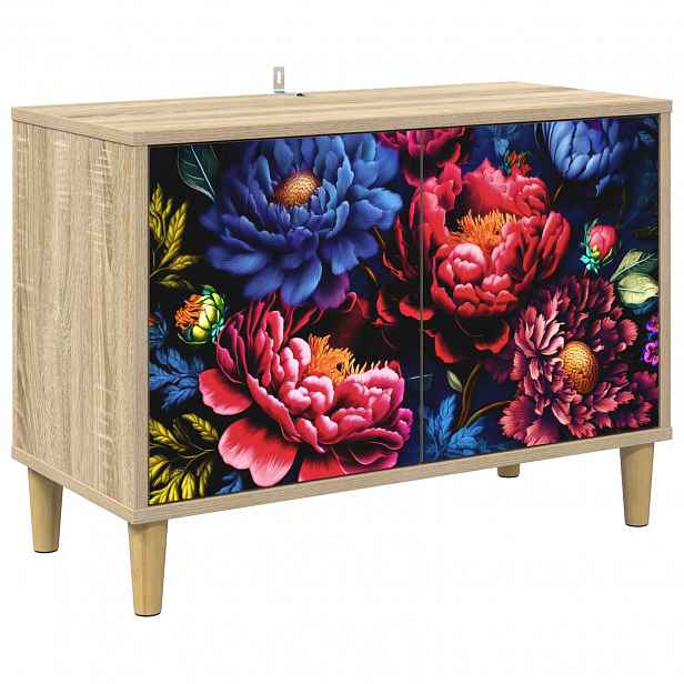 vidaXL Televizní skříň KIEL 69 x 33 x 50 cm Sonoma Kompozitní dřevo