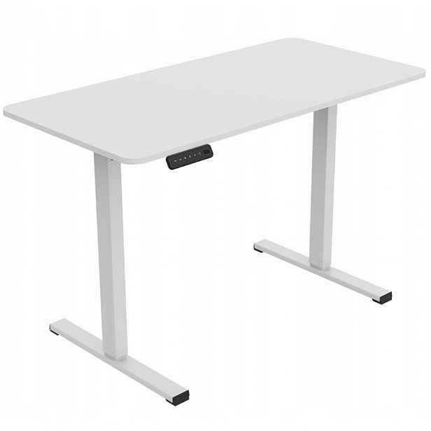 Výškově nastavitelný stůl FQ2W-1260-EU, 120 x 60cm, bílý