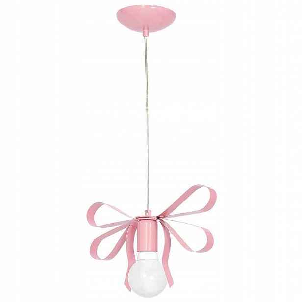 Závěsná lampa Emma Pink MLP1039 Růžová Led žárovka 7W E27 C37 Teplá