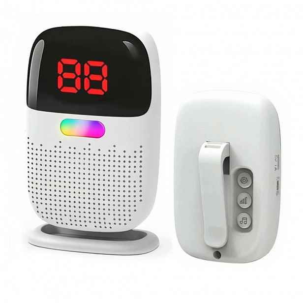 Signalizátor Vstupů s bezdrátovým Senzorem Pohybu Zvonek Alarm