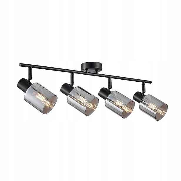 Lampa Reflektor Spot Svítidlo Santia Černá 4xE14 40W Moderní Italux