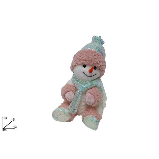 PROHOME - Sněhulák sedící 24cm