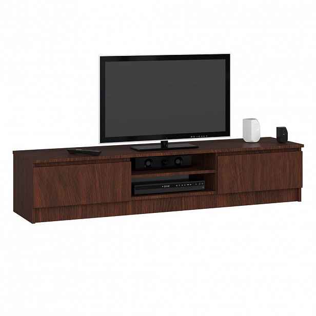 RAUMHIRSCH FURNITURE LOWBOARD tmavě hnědý 33/160/40
