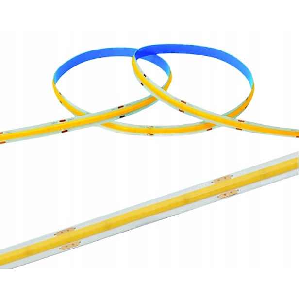 Led pásek Cob Neon 24V 50 m Velká role 480 diod 11W 3000K Teplá bílá 8 mm