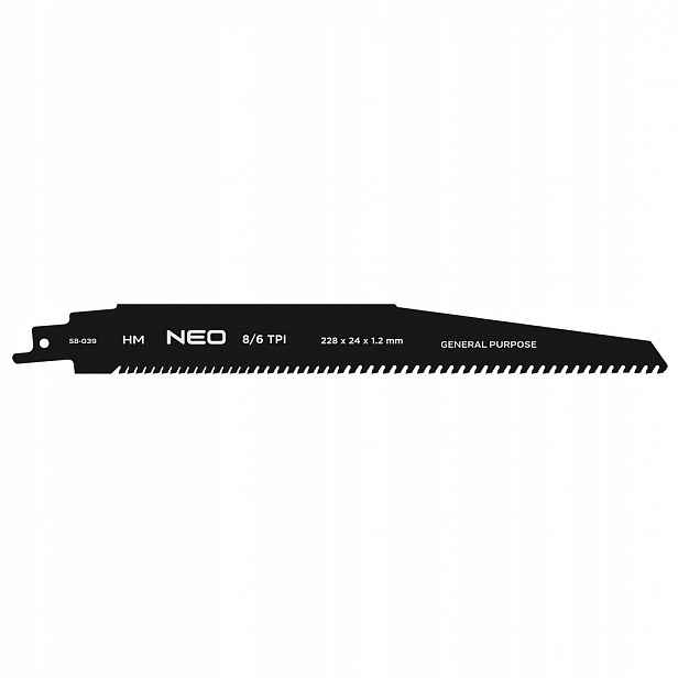 Pilový List pro šavlové pily Neo Tools 58-039 228 MM