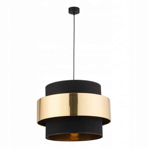 Závěsná stropní lampa Černá Převis regulace výšky Calisto Tk Lighting