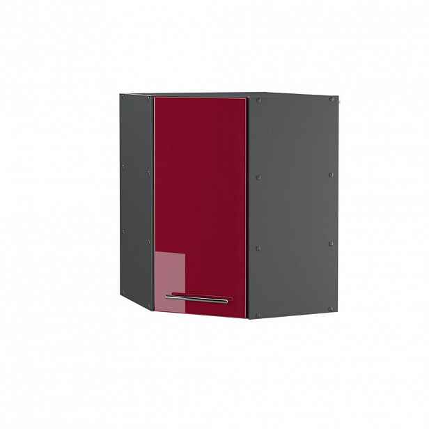 Vicco ROHOVÝ VĚŠÁK NA STĚNU Fame-Line Bordó červená vysoký lesk 57 cm