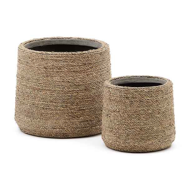 Obaly na květináče v sadě 2 ks z cementu ø 35 cm Sigal – Kave Home