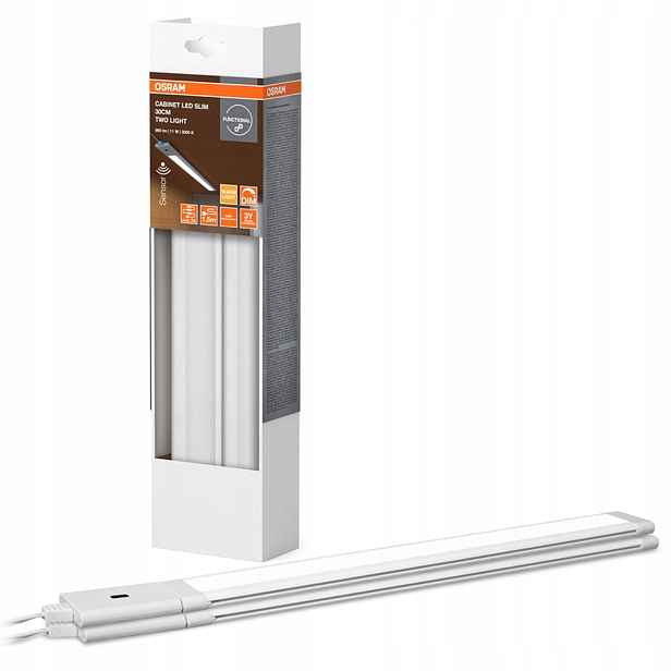 Podskříňkové Led svítidlo Nábytková lišta 11W 530lm 3000K Bílá Cabinet Osram