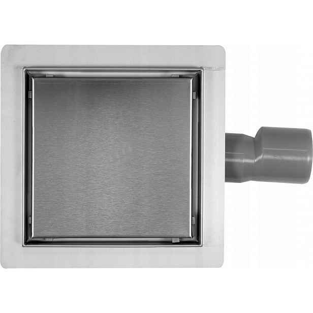 Lineární Odtok Quad 250X250 MM Mokrý Suchý Fala 75336