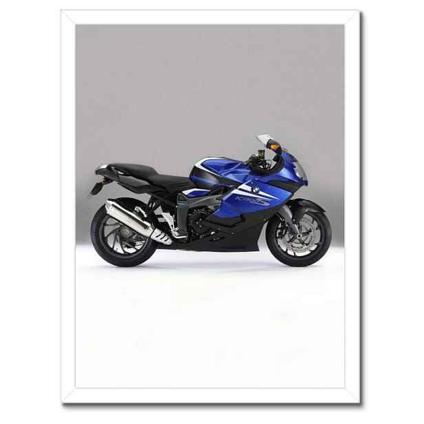 Plakáty v rámu 30x40 Modré Bmw K1300S Moto