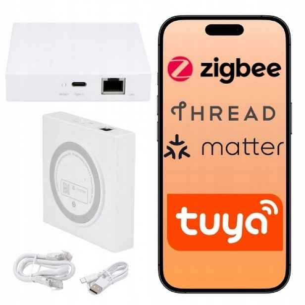 Brána Matter Thread ZigBee Ethernet Tuya Smart Hub Apple Home Smart Things