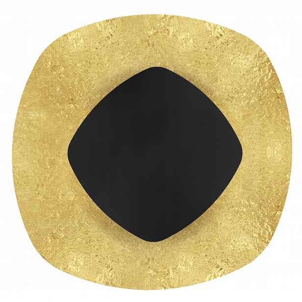 Černo-zlaté geometrické nástěnné svítidlo Elegantní Led nástěnná lampa do obývacího pokoje