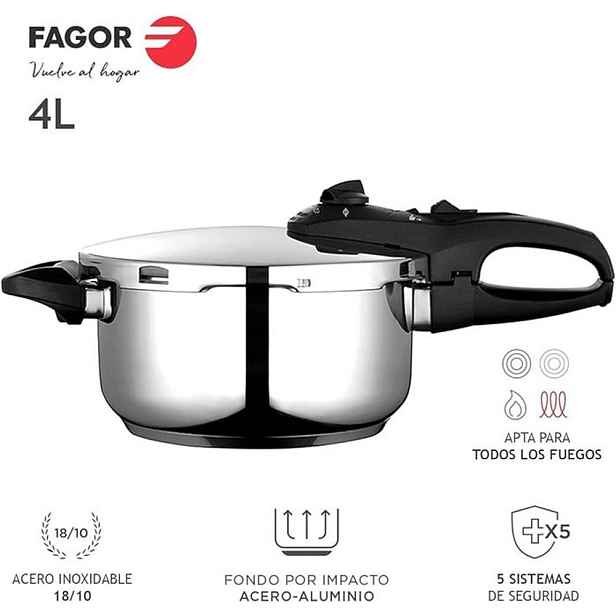 hrnec tlak. 4,0 FAGOR DUO, rukojeť, IND., NR