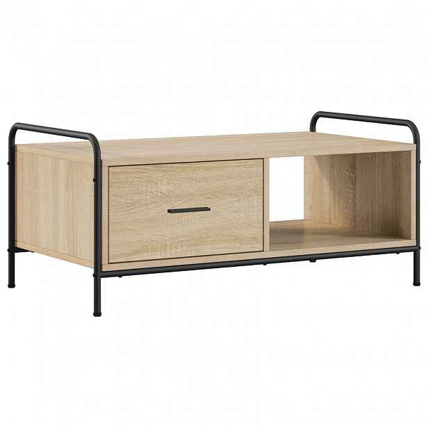 vidaXL Konferenční stolek Dub sonoma 90 x 49 x 41 cm Kompozitní dřevo
