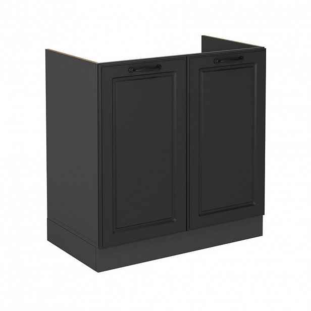 Vicco SKŘÍŇKA POD DŘEZ R-Line Antracitový venkovský dům 80 cm bez pracovní desky