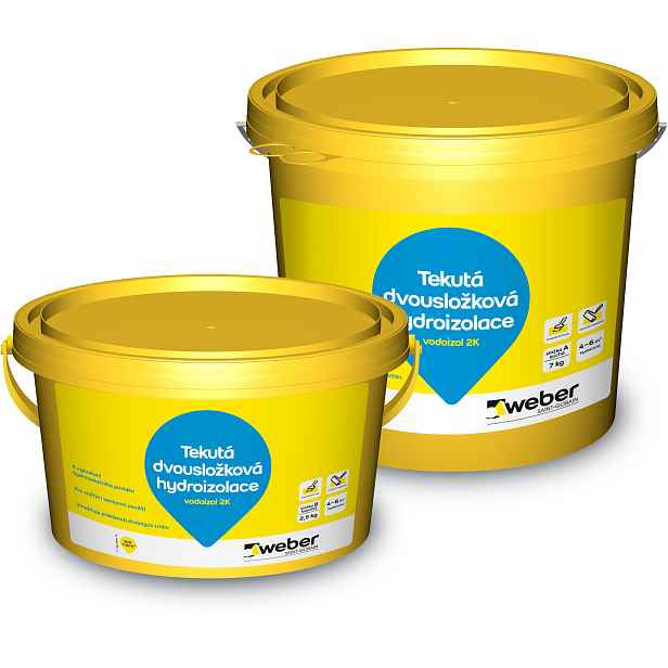 Hmota hydroizolační weber vodoizol 2K 9,5 kg