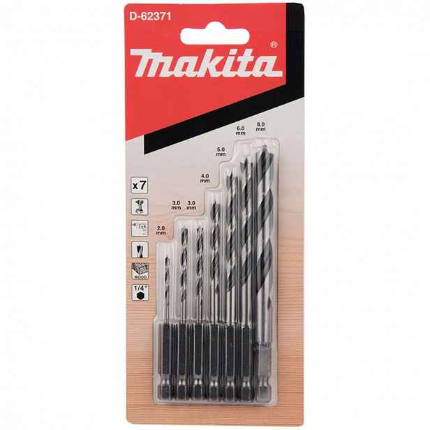 Makita - 7dílná sada vrtáků do dřeva D-62371
