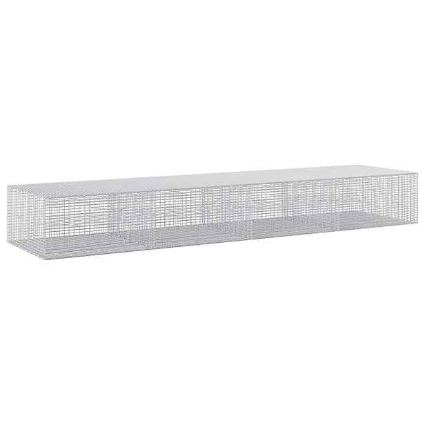 vidaXL Gabion s drátem 3,5 mm a sítem 5x2,5 cm 400x100x50 cm