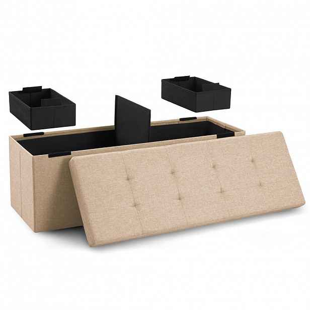 Blumtal SEDACÍ LAVICE 110/38/38 cm + 2 boxy navíc, bežová