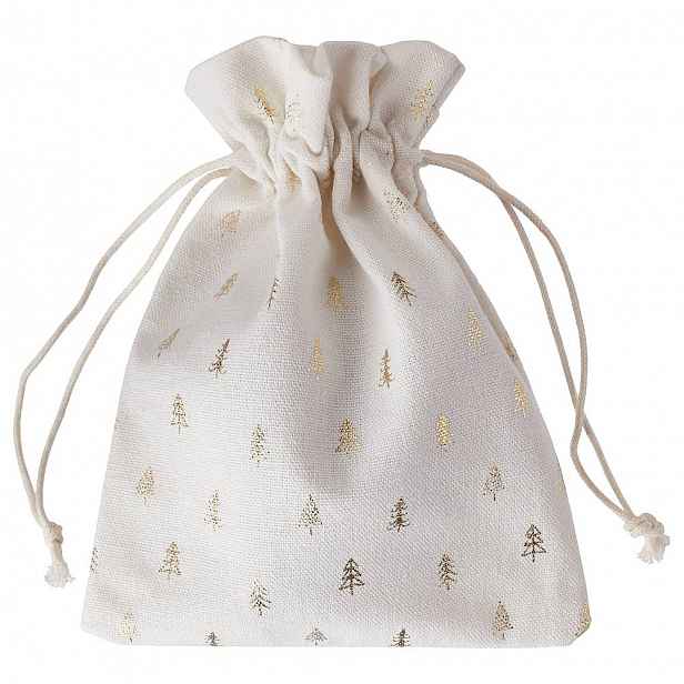 Butlers PACK-A-BAG Taštička stromek 14 x 18 cm - zlatá