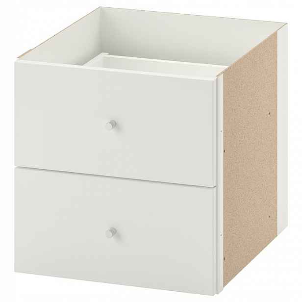 Ikea vložka se 2 zásuvkami Kallax 33x33 cm Bílá