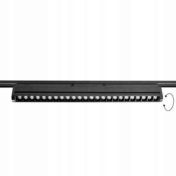 Lampa spotová magnetická kolejnicová 48V Led 24W 3000K Komatsu Slim 606