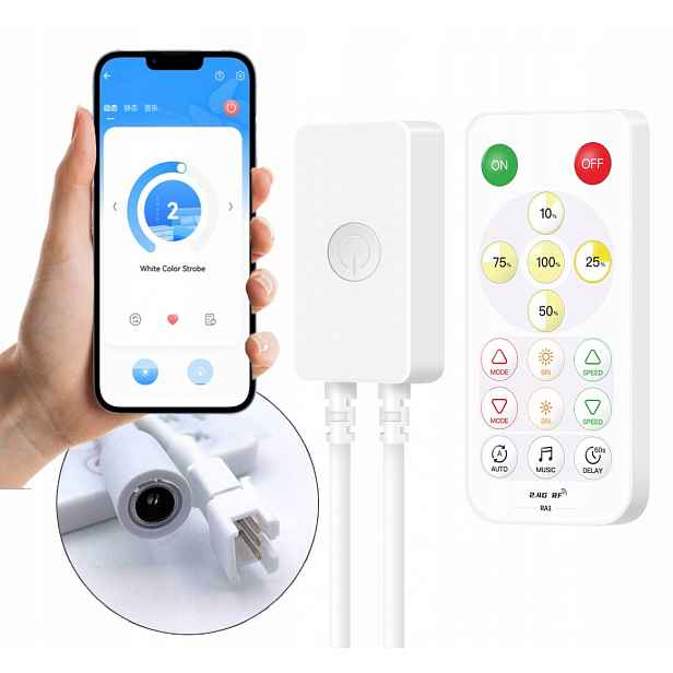 Ovladač Sp 646E Dálkový Ovladač Rf 2.4G pro Led Digitální Plovoucí Wifi Banlanx