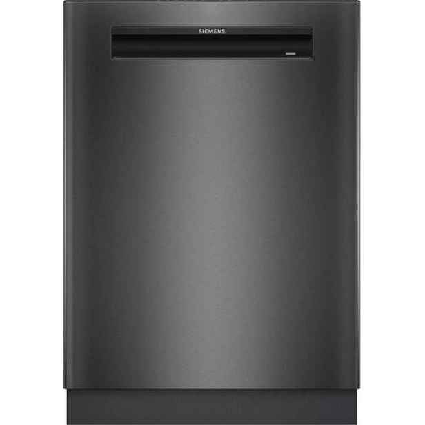 Podstavná myčka nádobí Siemens 60 cm Kartáčovaná černá ocel zabraňuje otiskům prstů SN15ZC01CS