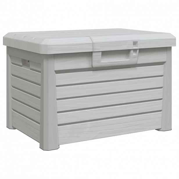 vidaXL Zahradní box na podušky šedý 73 x 50,5 x 46,5 cm polypropylen