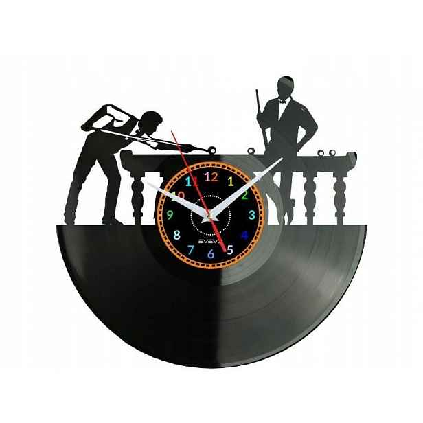 Kulečník Dárek Originální dekorace do domu Hodiny z vinylové desky