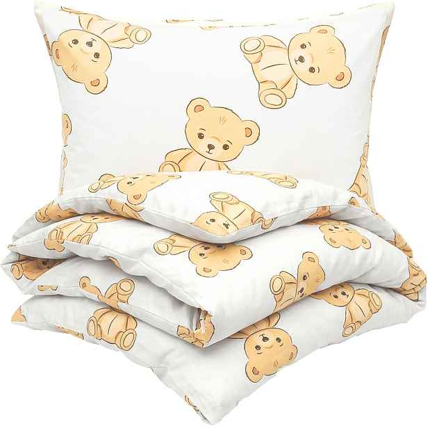 4Home Bavlněné povlečení Teddies, 140 x 200 cm, 70 x 90 cm