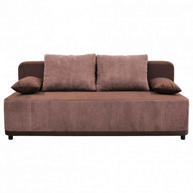 MID.YOU ROZKLÁDACÍ POHOVKA, textil, korály