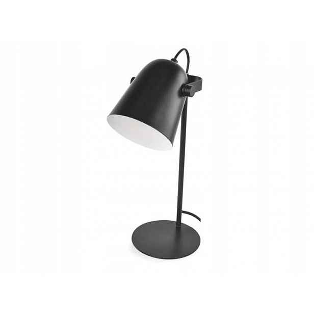 Stolní lampa Nina na žárovku E27, černá