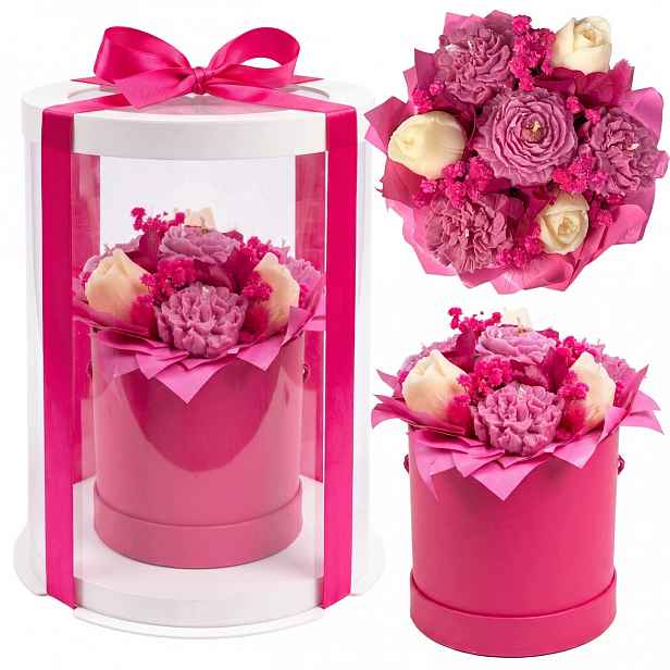 Vonné Svíčky Vonná Kytice Ze Svíček Flower Box Jako Dárek Lunari