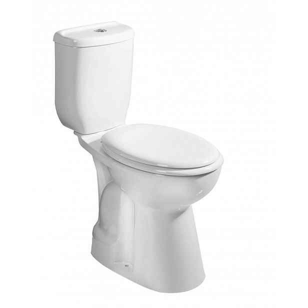 Sapho - WC kombi bezbariérové, spodní odpad, bílá BD301.410.00