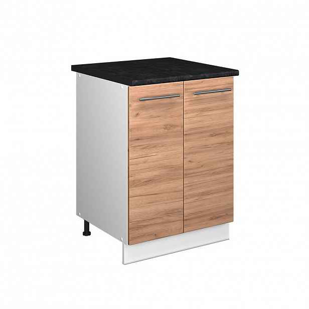 Vicco SKŘÍŇKA POD DŘEZ Fame-Line, Zlatý mocný dub/Bílá, 60 cm
