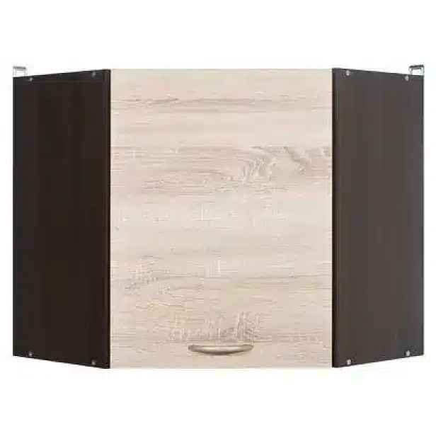 BRW Kuchyňská skříňka rohová Junona Line GNWU/57-LP dvířka dub sonoma/korpus wenge