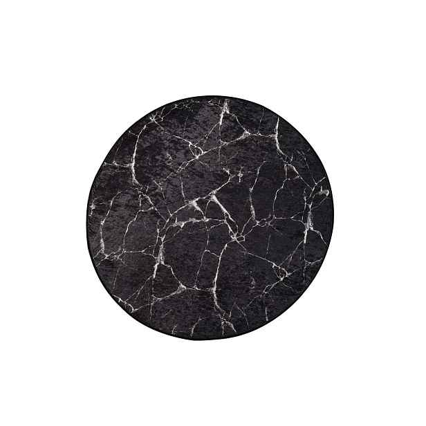 L'essentiel Koupelnová předložka Marble 140 cm černá/bílá