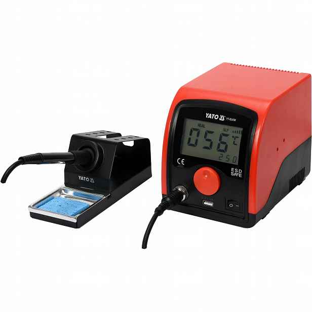 Pájecí Stanice 75W LCD 3.5" Stabilizace Teploty Usb Esd-safe 900 M Yato