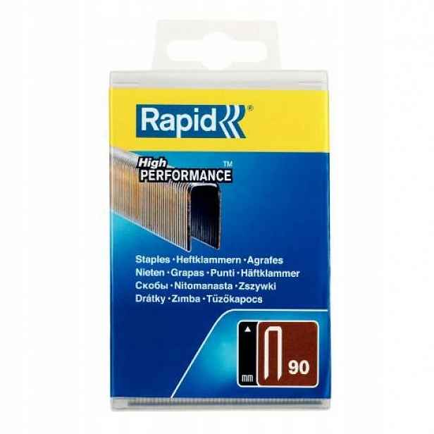 Spony, 90/40 mm, Pp, 1500 ks, blistr, Rapid