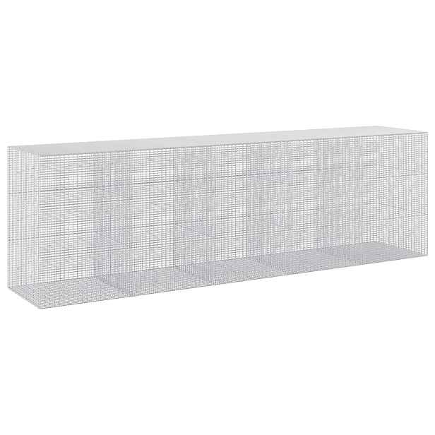 vidaXL Gabion s drátem 3,5 mm a sítem 5x2,5 cm 500x100x150 cm