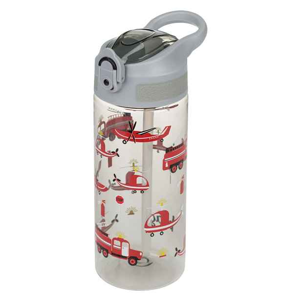 BAAGL Tritanová láhev na pití s brčkem Záchranáři 500 ml