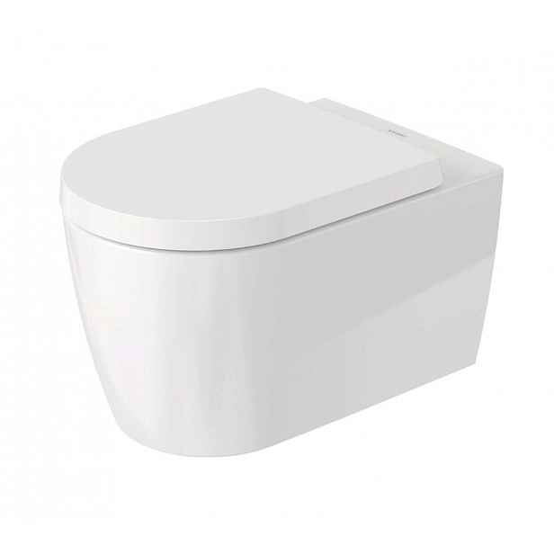 Duravit ME by Starck - Závěsné WC se sedátkem SoftClose, Rimless, DuraShield, bílá 452909AAA1